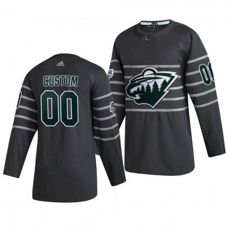 Minnesota Wild Dresy Custom  Šedá Adidas 2020 NHL All-Star Authentic - Pánské